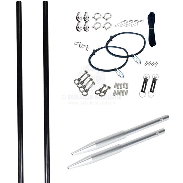 REELAX FIBREGLASS OUTRIGGER POLES - 46-47MM DIAMETER