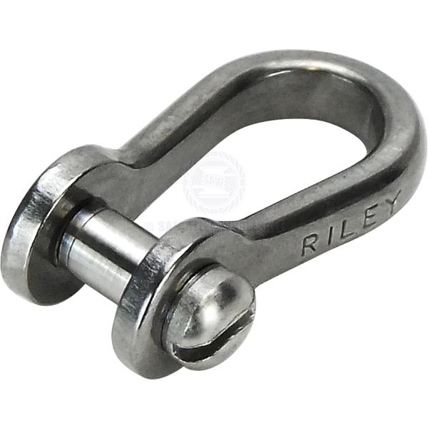 RILEY SHACKLE - NARROW - STAINLESS STEEL