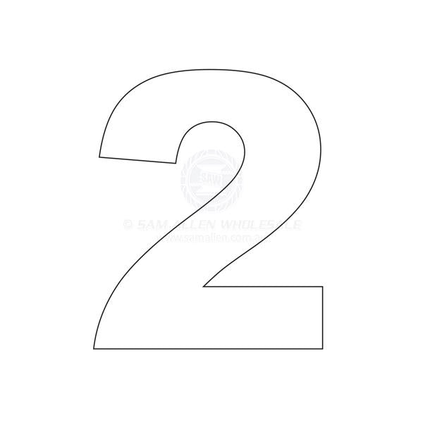 NUMBERS - 8 INCH (203MM)