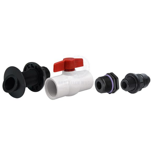 WATER PICKUP KITS - DECK WASH - NYLON PICKUP & PVC BALL VALVE KITS