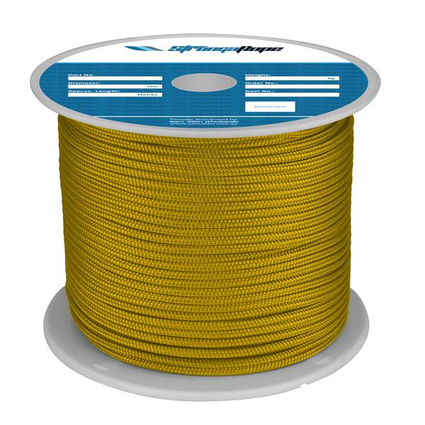 STRONGAROPE ROPE - POLYESTER DOUBLE BRAID SOLID COLOUR