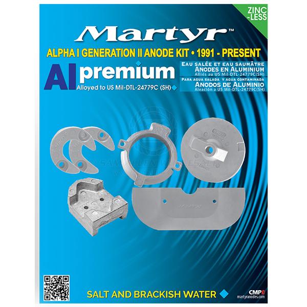 ANODE KITS - MARTYR ALUMINIUM STERNDRIVE MERCRUISER