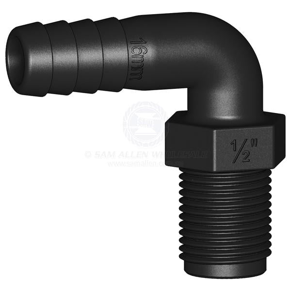 TRUDESIGN HOSE TAILS - MALE TAILS 90° - UNEQUAL