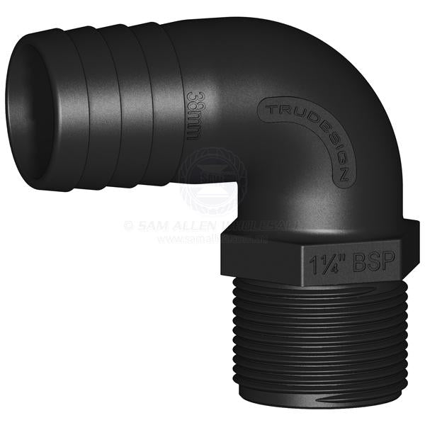TRUDESIGN HOSE TAILS - MALE TAILS 90° - UNEQUAL