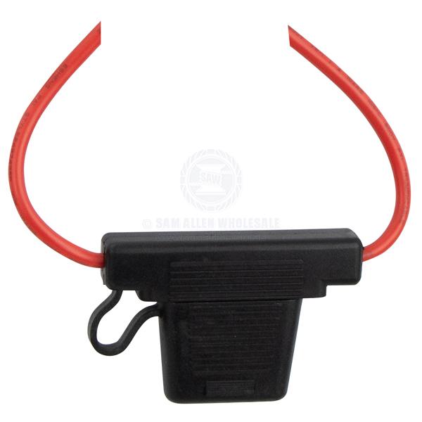RELAXN BLADE FUSE HOLDER IN-LINE - WATER RESISTANT SUITS UP TO 100A MAXI BLADE