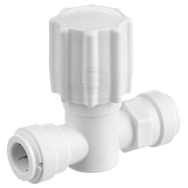 TWISTLOC SHUT OFF VALVE KNOB TYPE - 15MM TUBE