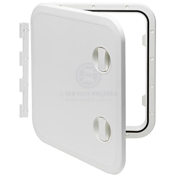 ACCESS HATCHES - REMOVABLE & FIXED HINGE - ASA PLASTIC - DUAL HANDLE
