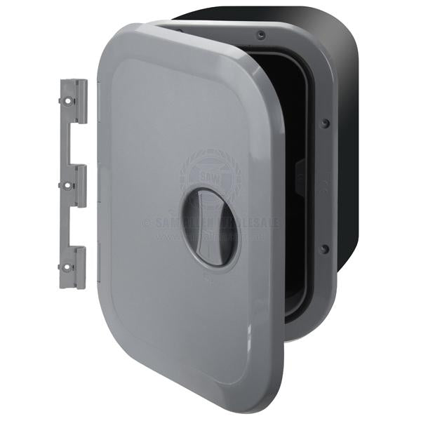 HATCHES - STORAGE BOXES WITH REMOVABLE & FIXED HINGE - ASA PLASTIC - SINGLE HANDLE