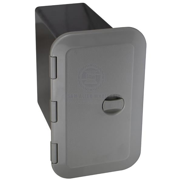 HATCHES - STORAGE BOXES WITH REMOVABLE & FIXED HINGE - ASA PLASTIC - SINGLE HANDLE
