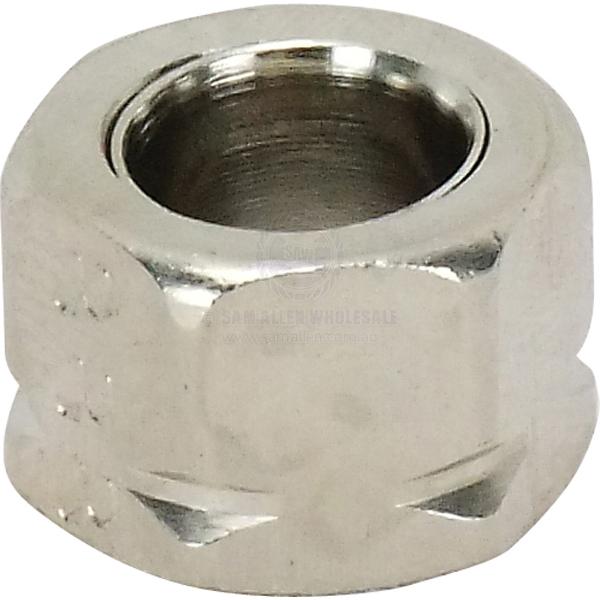 ULTRAFLEX HYDRAULIC HOSE - NUT & OLIVE ASSEMBLY - NICKEL PLATED