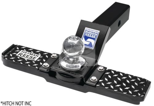 Hayman Reese Hitch Step + 12V LED Lights. Rated 150Kg Aluminium