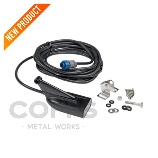 HDI Skimmer® Transom Mount transducer with Temperature transducer lowrance