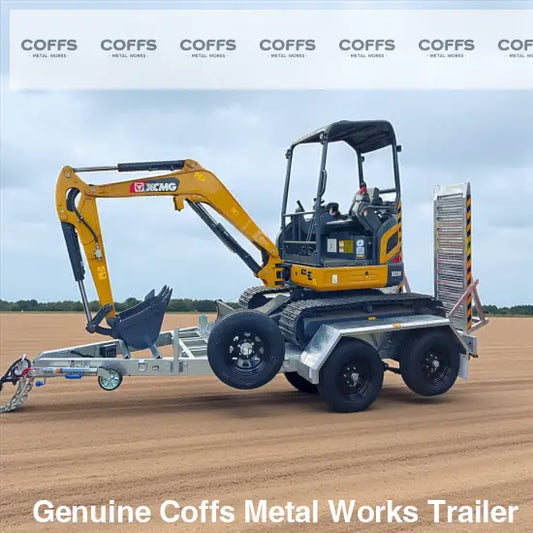 Heavy Duty 3.0t Plant Trailer Deck Size 2400mm X 1235mm machinery trailer