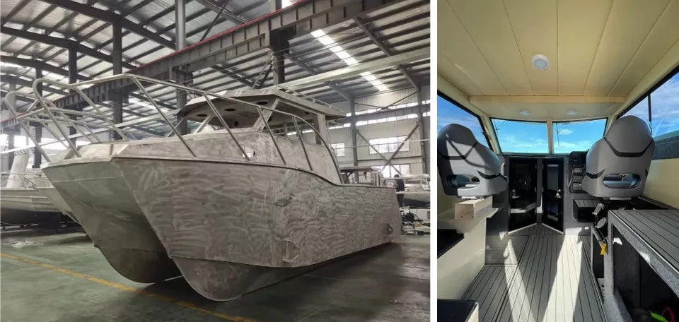 10m wolf Pack Water Taxi Passenger Fishing Speed Catamaran Boats Boat Luxury Yacht For The Ocean