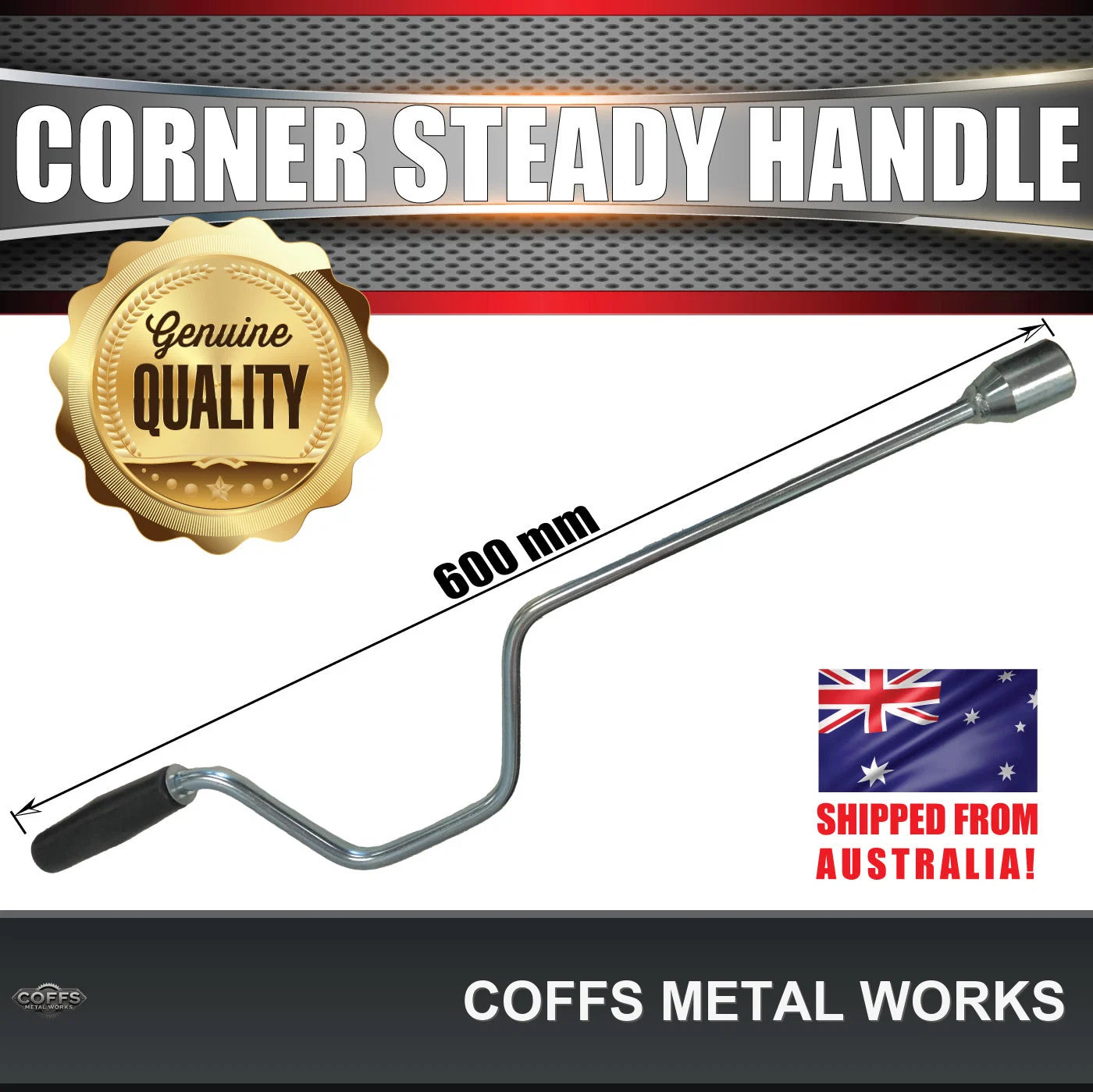 huntsman-products-caravan-trailer-drop-down-steady-handle-600mm-coffs-metal-works-01