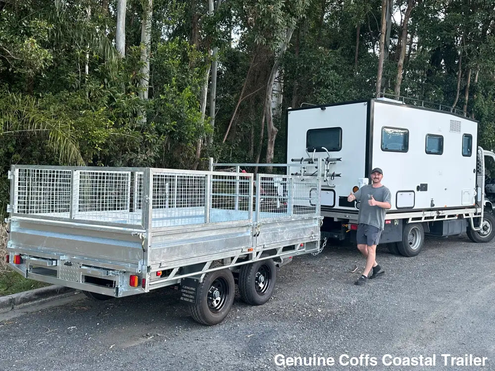 Hydraulic Tilting Rampless Car & Machinery Trailer car trailer