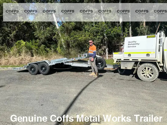 Hydraulic Tilting Rampless Car & Machinery Trailer car trailer