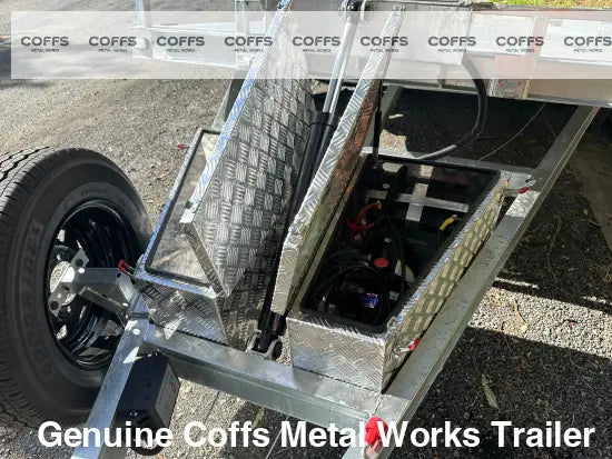Hydraulic Tilting Rampless Car & Machinery Trailer car trailer