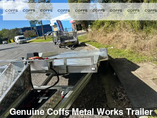 Hydraulic Tilting Rampless Car & Machinery Trailer car trailer