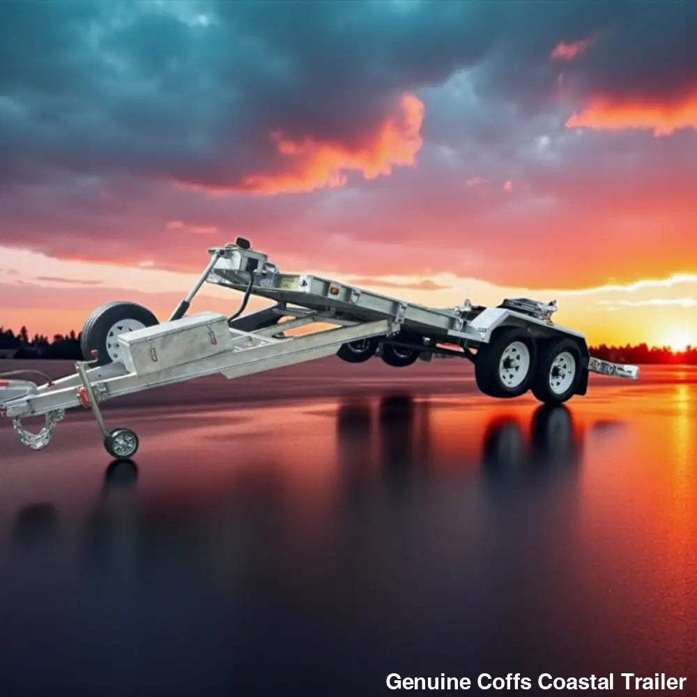 Hydraulic Tilting Rampless Car & Machinery Trailer car trailer