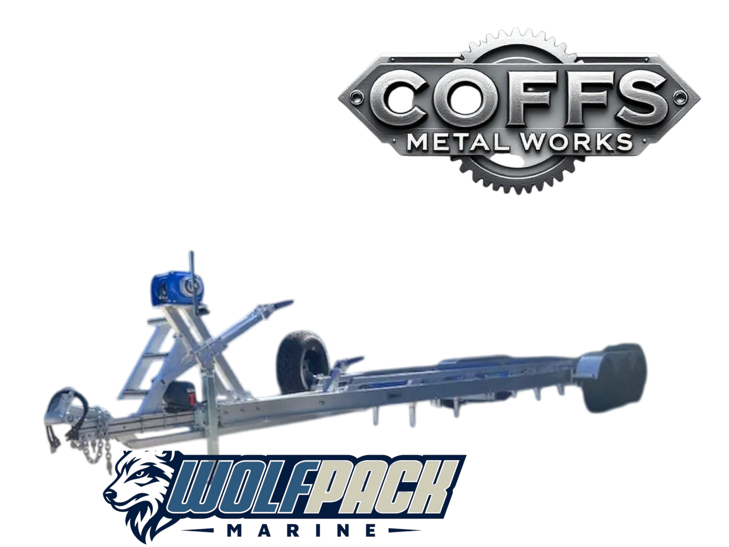Wolf Pack Marine WP2830 – Alloy Dual Axle Boat Trailer (4.5T)