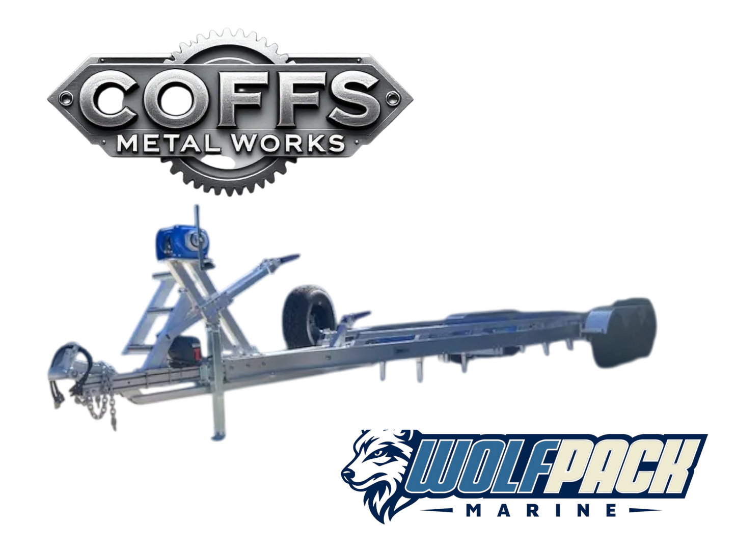 Wolf Pack Marine WP3033 – Alloy Tri‑Axle Boat Trailer (4.5T)