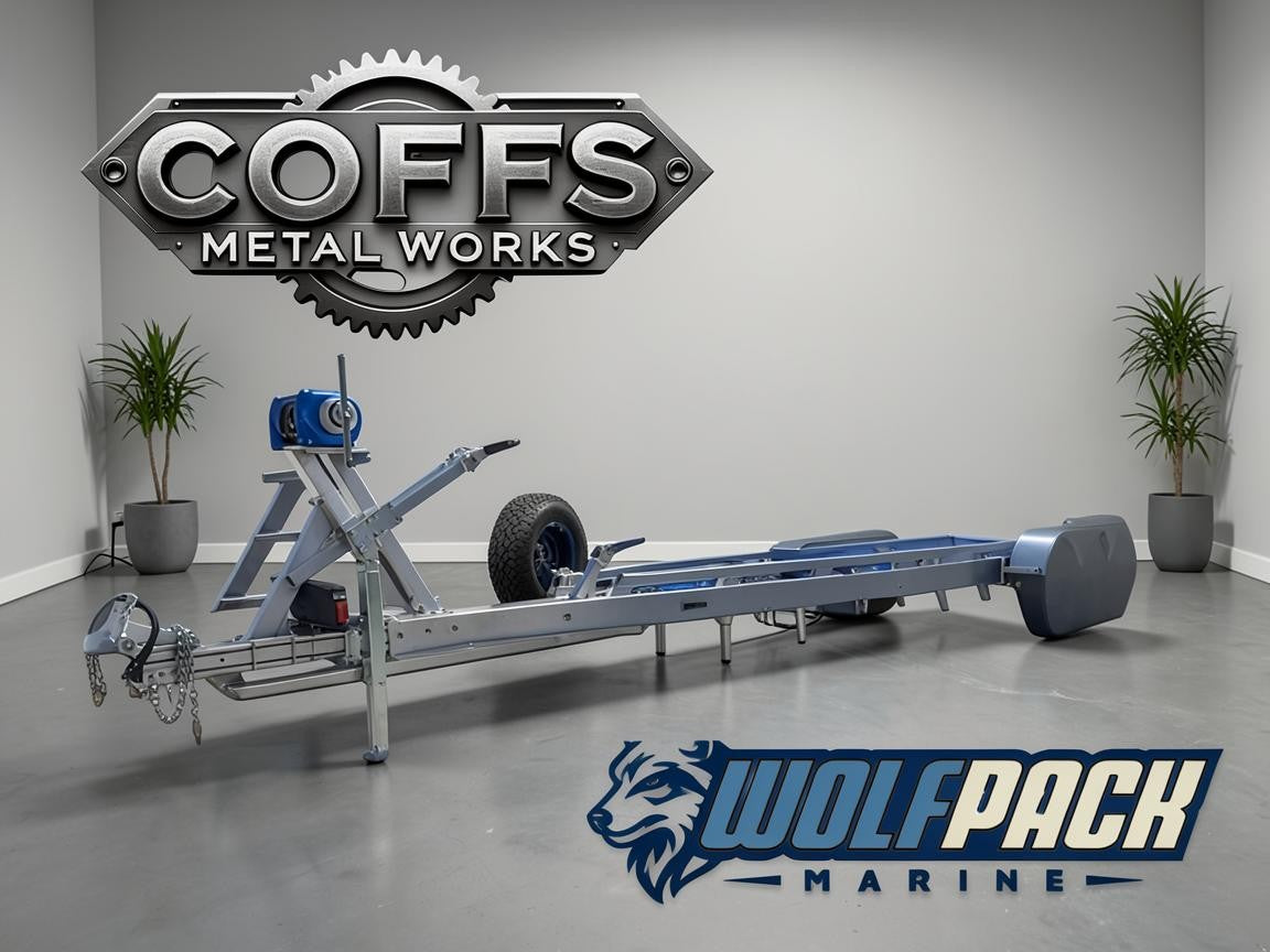 Wolf Pack Marine WP3033 – Alloy Tri‑Axle Boat Trailer (4.5T)