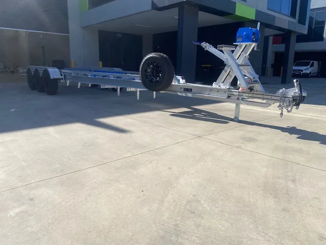 Wolf Pack Marine WP3033 – Alloy Tri‑Axle Boat Trailer (4.5T)