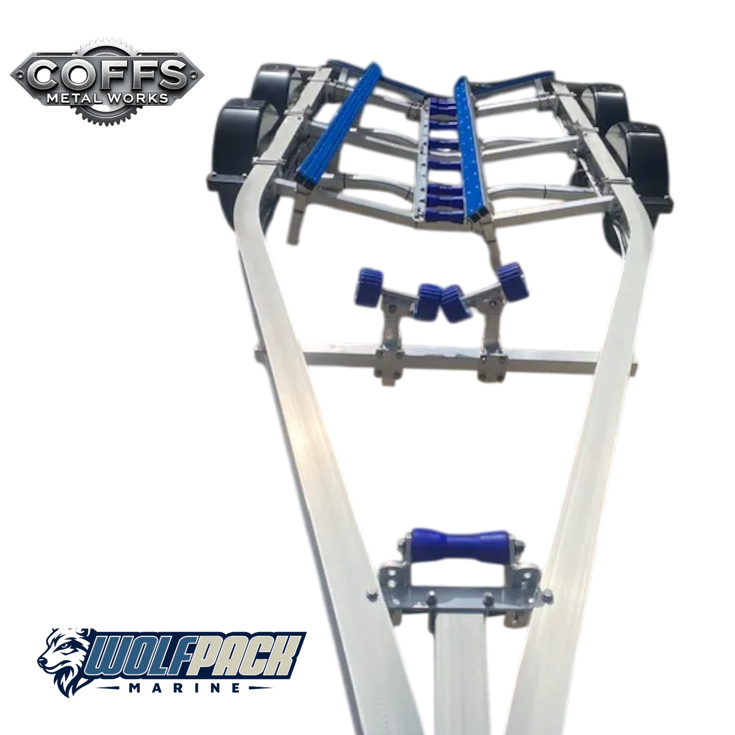 WP1921 Alloy dual axle, suits boats 5.4m to 6m. 2000kg
