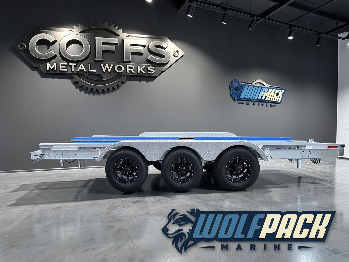 Wolf Pack Marine WP2830 – Alloy Dual Axle Boat Trailer (4.5T)