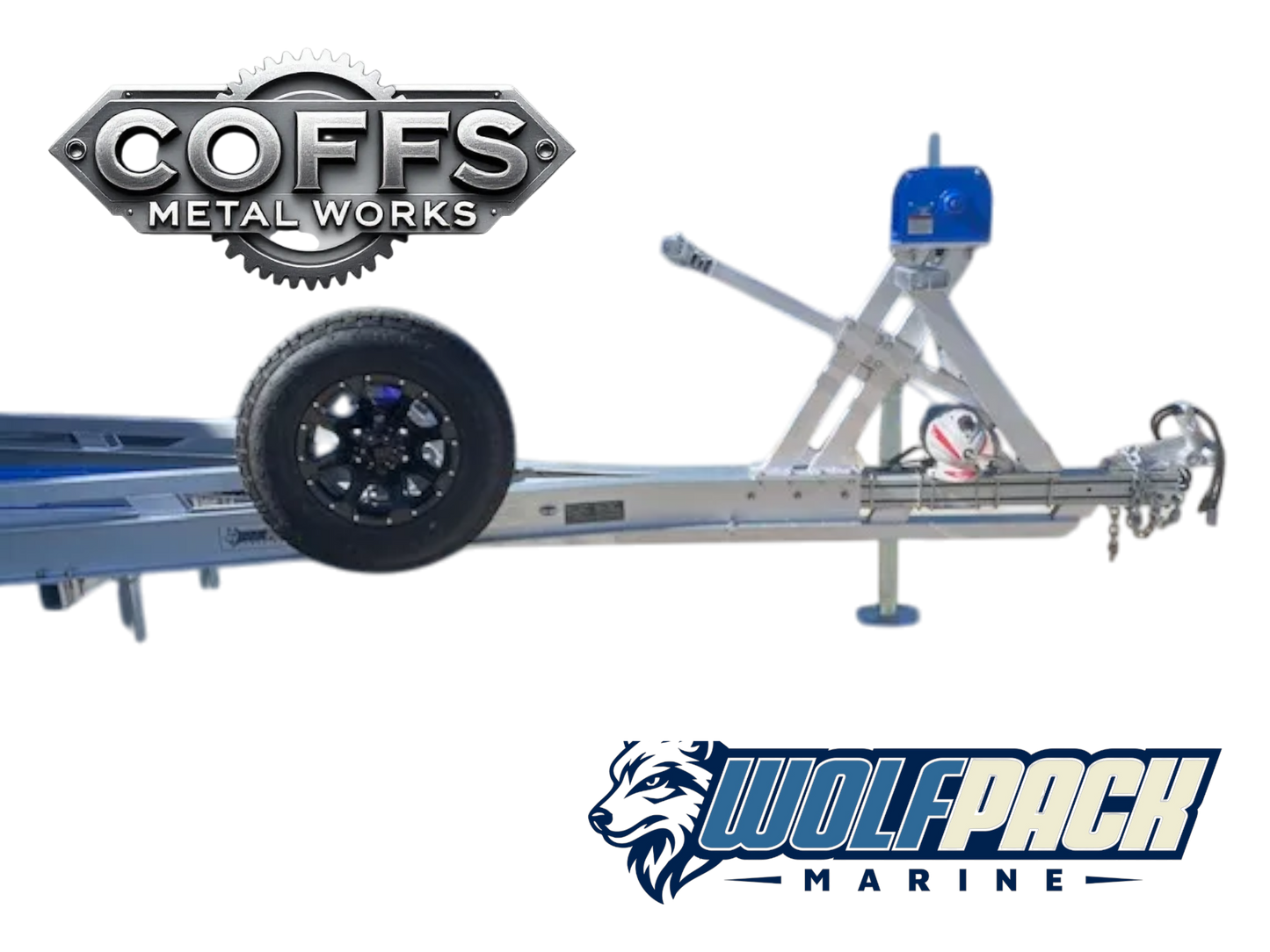 Wolf Pack Marine WP2830 – Alloy Dual Axle Boat Trailer (4.5T)
