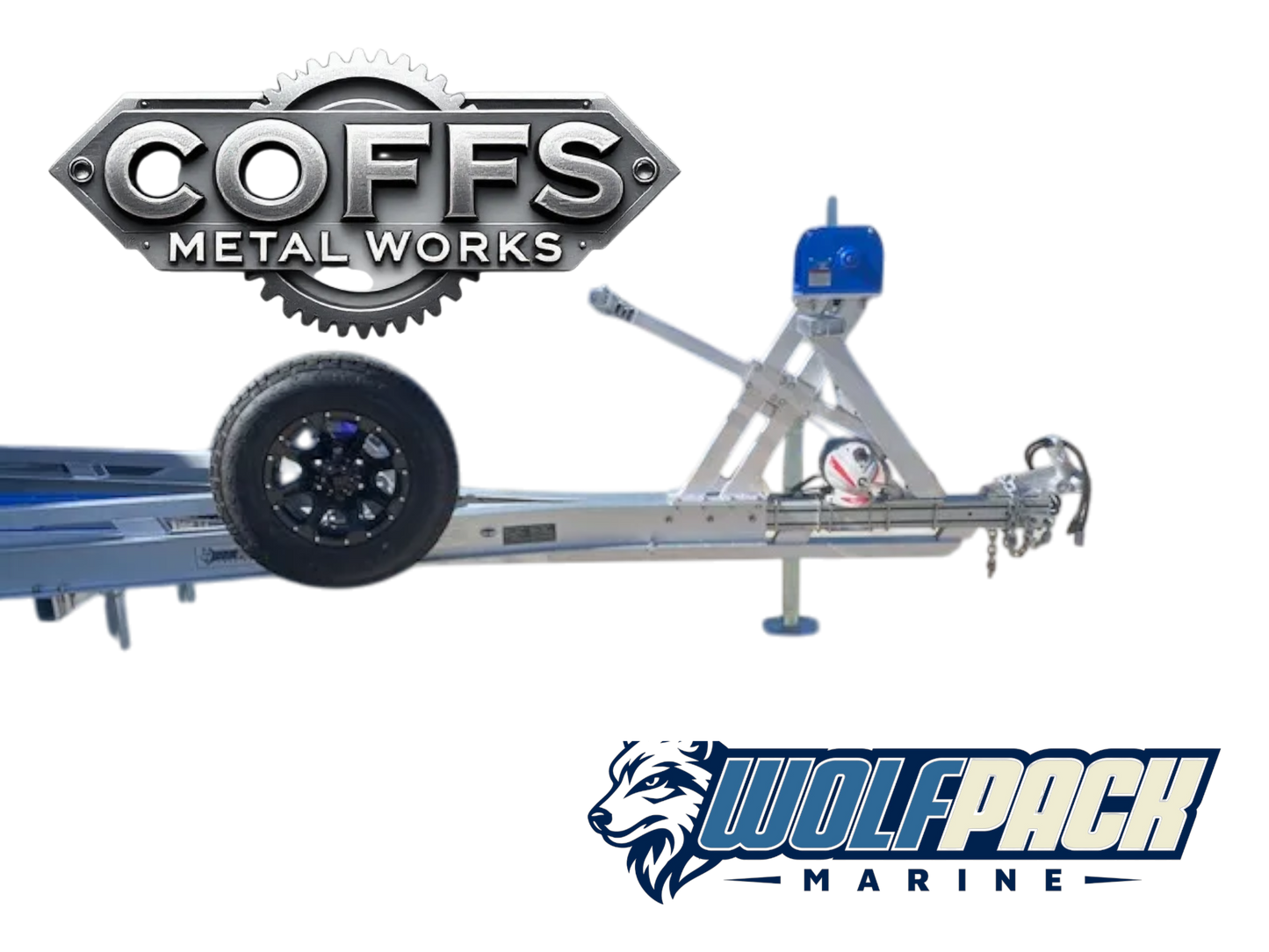 Wolf Pack Marine WP3033 – Alloy Tri‑Axle Boat Trailer (4.5T)