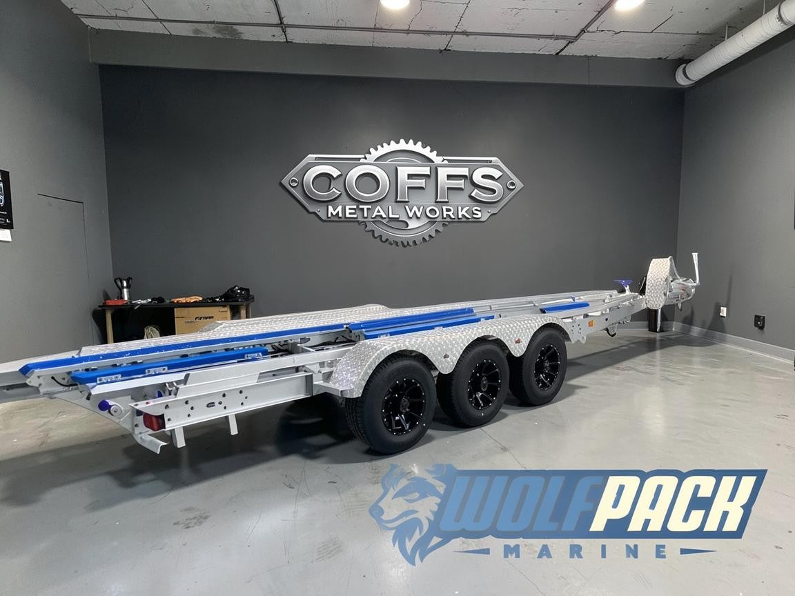 Wolf Pack Marine WP2830 – Alloy Dual Axle Boat Trailer (4.5T)