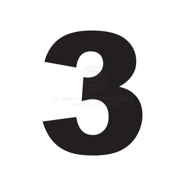 NUMBERS - 6.5 INCH (165MM)