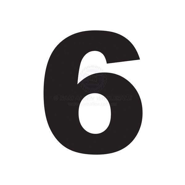 NUMBERS - 6.5 INCH (165MM)
