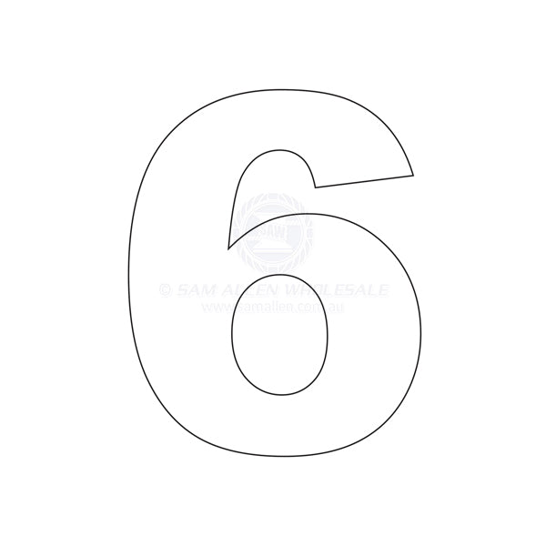 NUMBERS - 3 INCH (76MM)