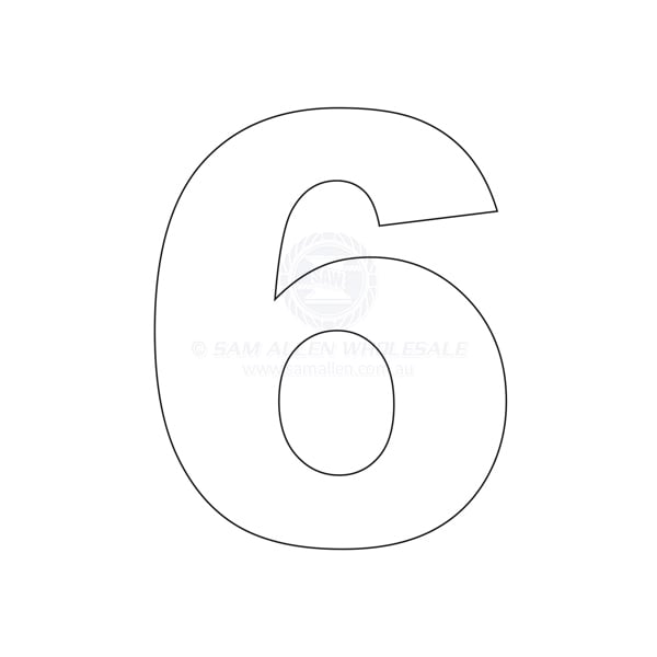 NUMBERS - 8 INCH (203MM)