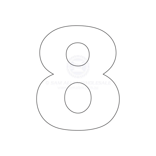 NUMBERS - 3 INCH (76MM)
