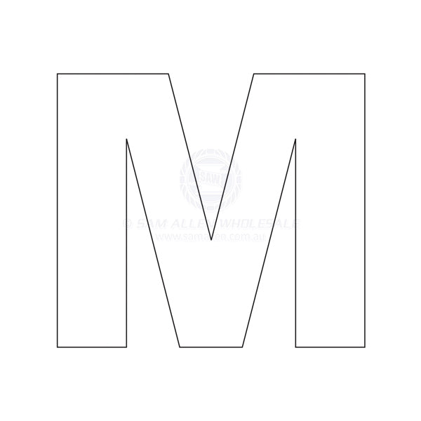 LETTERS - 6.5 INCH (165MM)