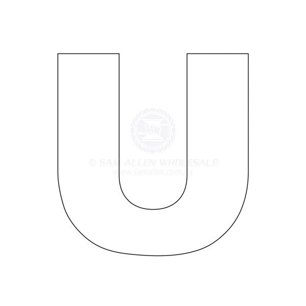 LETTERS - 6.5 INCH (165MM)