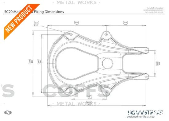 Mast Mount kit For 3G/4G Radar radar