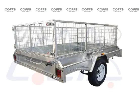 NON GENUINE 6×4 Premium Tilt Box Trailer With 7 Leaf Springs and Jockey Wheel ATM 750kg Box Trailer