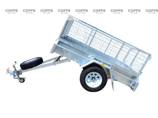 NON GENUINE 6×4 Premium Tilt Box Trailer With 7 Leaf Springs and Jockey Wheel ATM 750kg Box Trailer