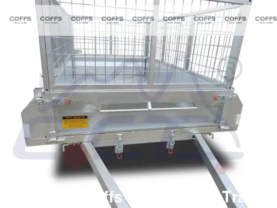 NON GENUINE 7×4 Premium Tilt Box Trailer With 7 Leaf Springs and Jockey Wheel ATM 750kg Box Trailer