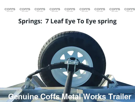 NON GENUINE 7×4 Premium Tilt Box Trailer With 7 Leaf Springs and Jockey Wheel ATM 750kg Box Trailer