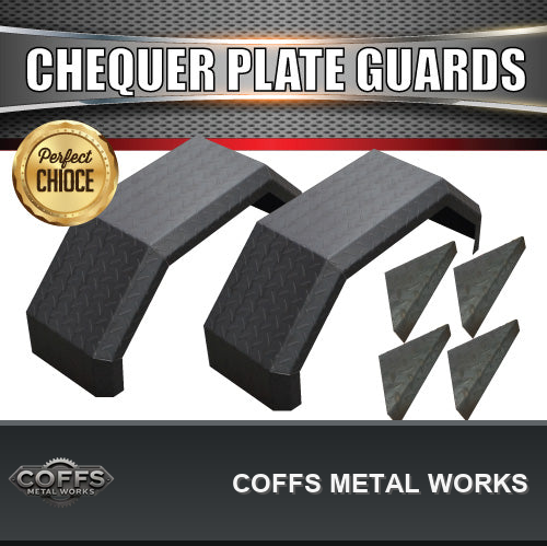 pair-single-axle-trailer-mudguards-steps-chequer-steel-250mm-wide-aggressive-folds-coff-01