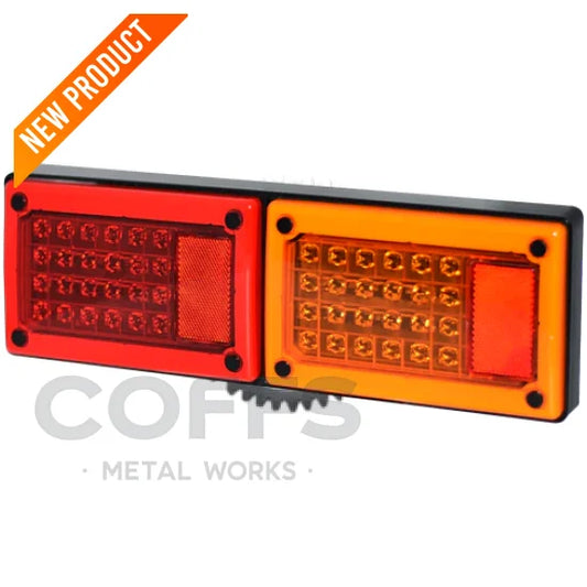 Perei 408 Series LED Twin Jumbo Combo Lamp - Stop / Tail / Indicator lighting 12 and 24 volt