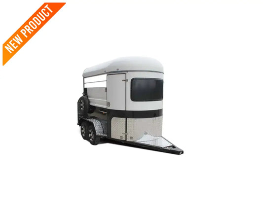 Premium 2 Horse Angle Load Float Trailer horse float