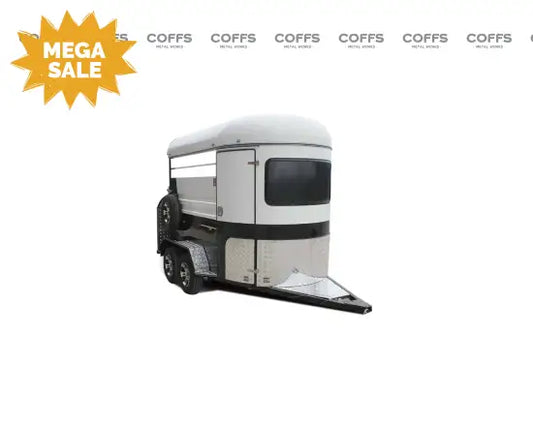 Premium 2 Horse Angle Load Float Trailer horse float