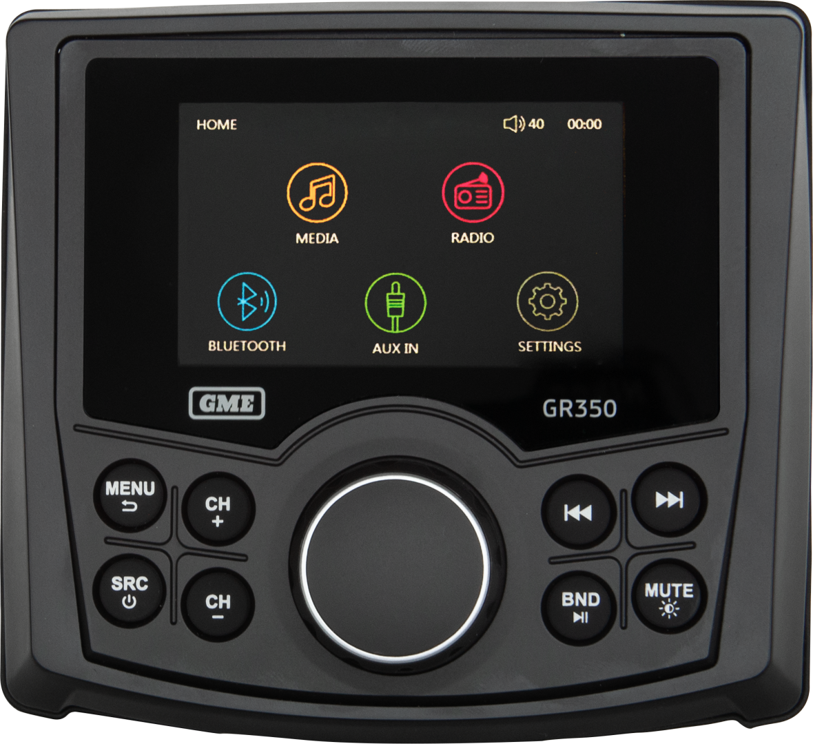 Bluetooth AM/FM Marine Stereo - Black GR350BTB